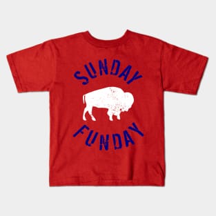 Buffalo Football Sunday Funday Kids T-Shirt